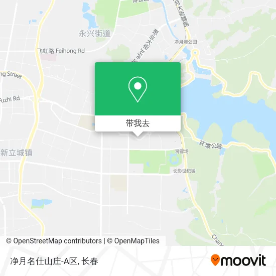 净月名仕山庄-A区地图