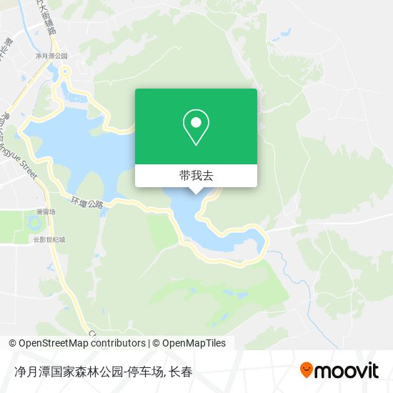 净月潭国家森林公园-停车场地图