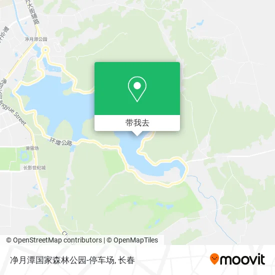 净月潭国家森林公园-停车场地图
