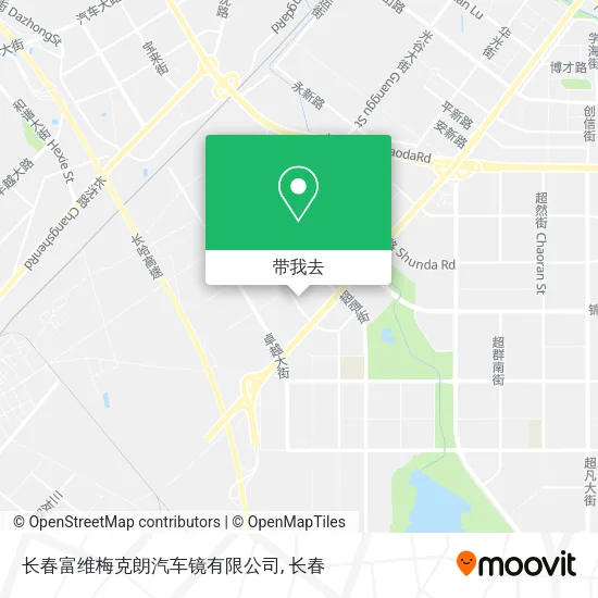 长春富维梅克朗汽车镜有限公司地图