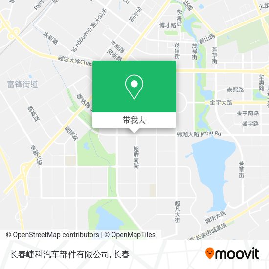 长春崨科汽车部件有限公司地图