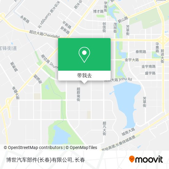 博世汽车部件(长春)有限公司地图