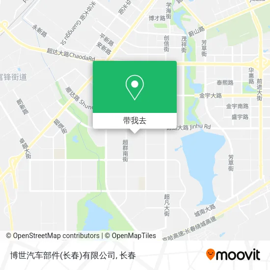 博世汽车部件(长春)有限公司地图