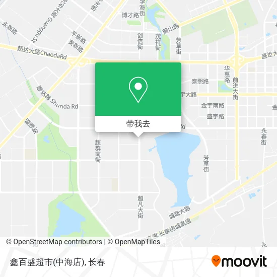 鑫百盛超市(中海店)地图