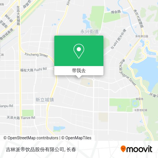 吉林派帝饮品股份有限公司地图