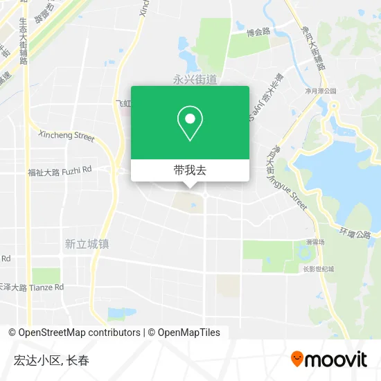 宏达小区地图