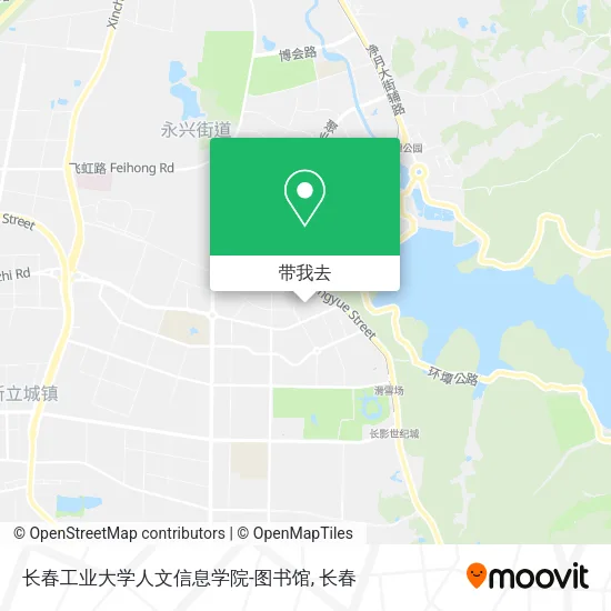 长春工业大学人文信息学院-图书馆地图