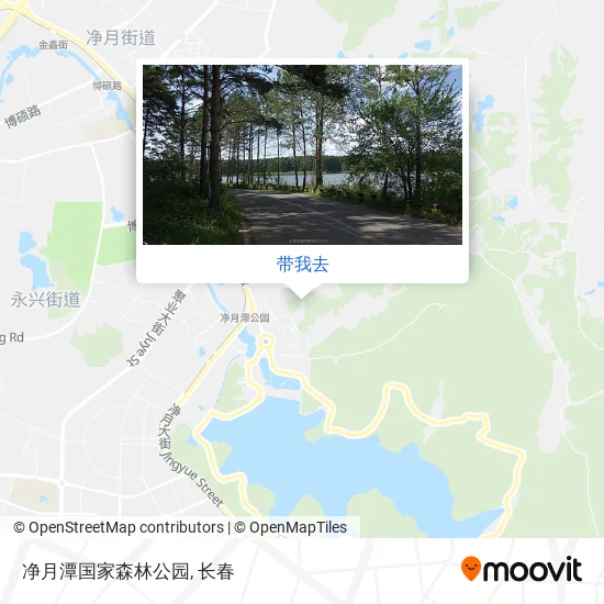 净月潭国家森林公园地图