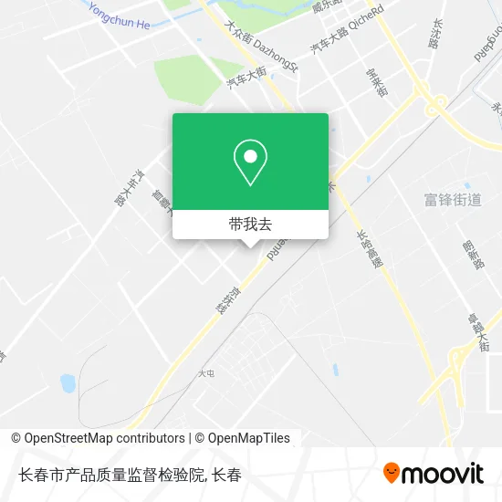 长春市产品质量监督检验院地图