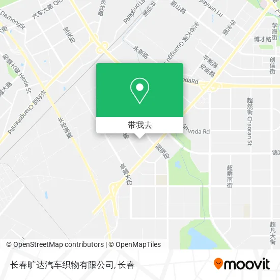 长春旷达汽车织物有限公司地图