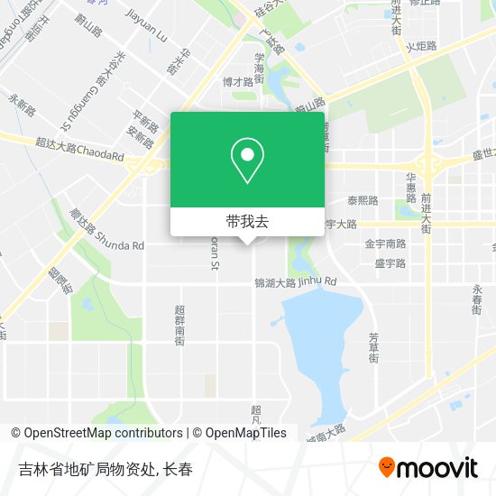 吉林省地矿局物资处地图