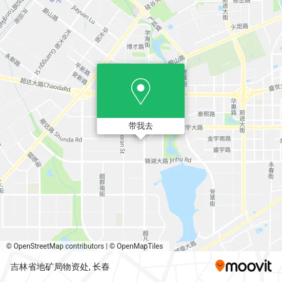 吉林省地矿局物资处地图