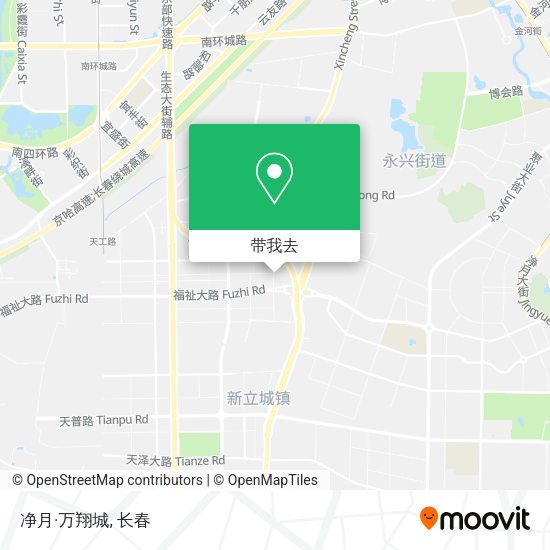 净月·万翔城地图