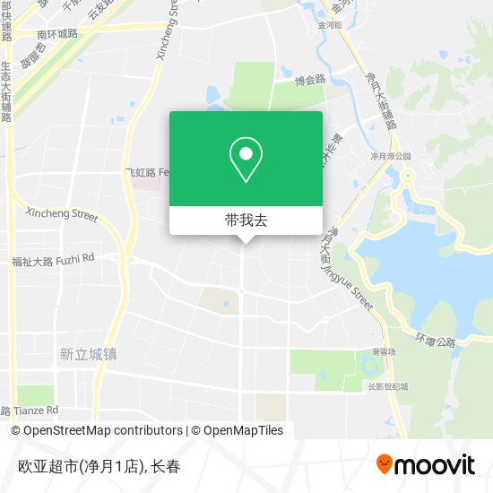 欧亚超市(净月1店)地图