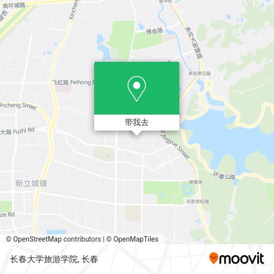 长春大学旅游学院地图