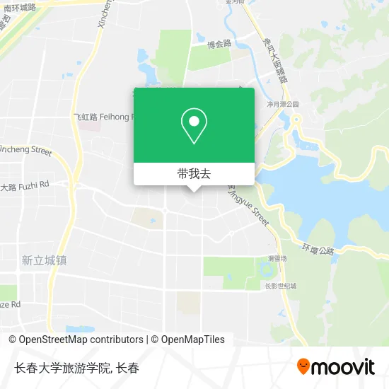 长春大学旅游学院地图