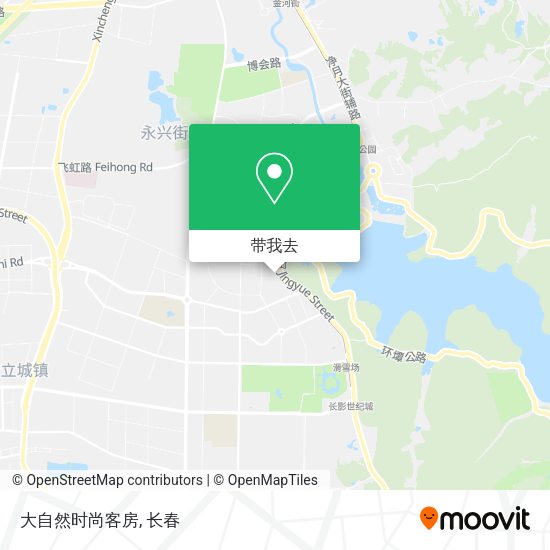 大自然时尚客房地图