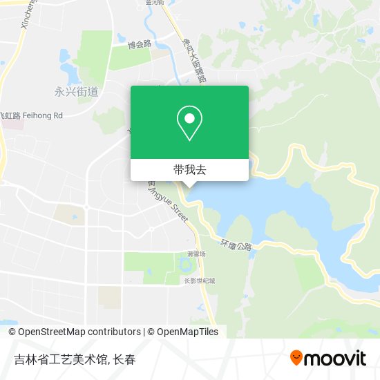 吉林省工艺美术馆地图