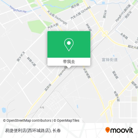 易捷便利店(西环城路店)地图
