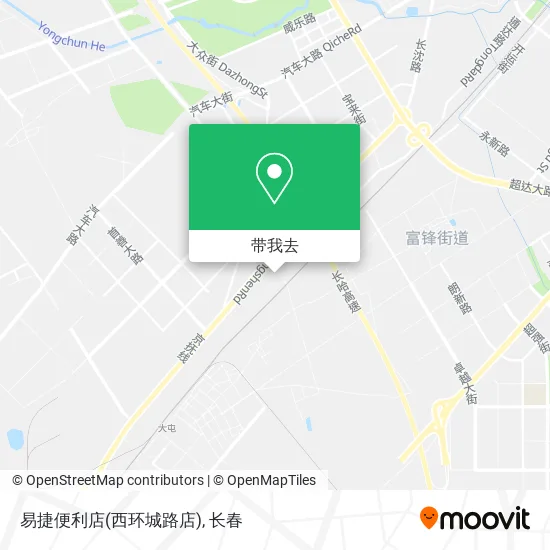 易捷便利店(西环城路店)地图