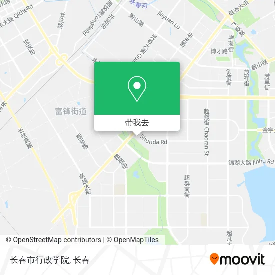 长春市行政学院地图