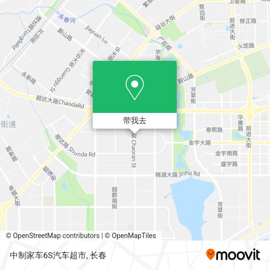 中制家车6S汽车超市地图