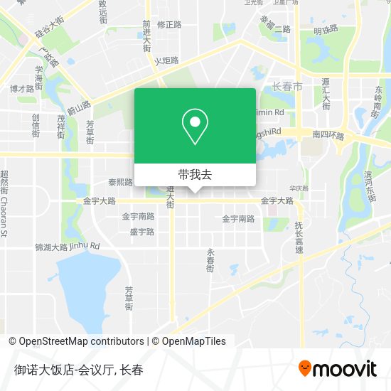 御诺大饭店-会议厅地图
