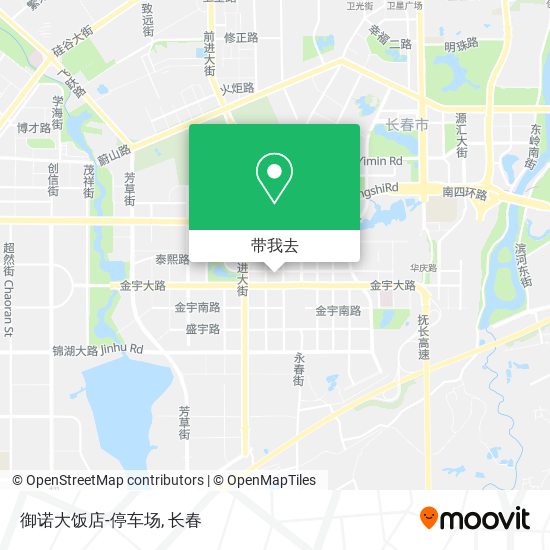 御诺大饭店-停车场地图
