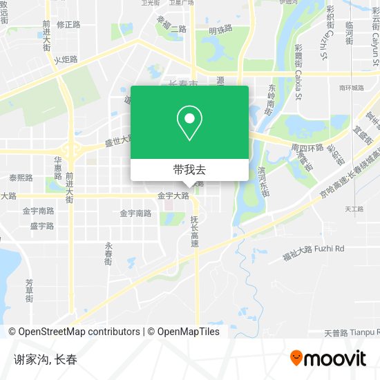 谢家沟地图