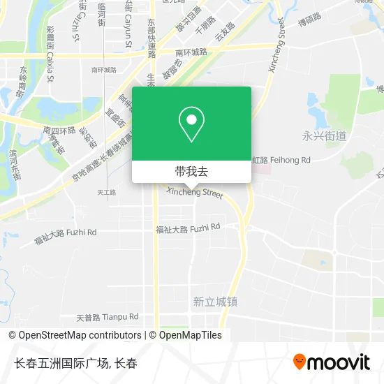 长春五洲国际广场地图