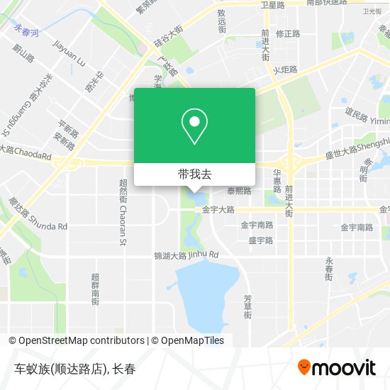 车蚁族(顺达路店)地图
