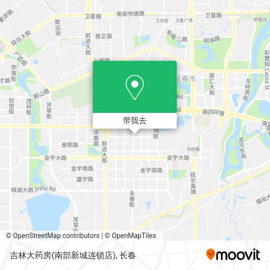 吉林大药房(南部新城连锁店)地图