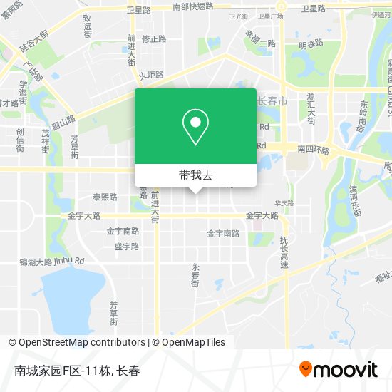 南城家园F区-11栋地图