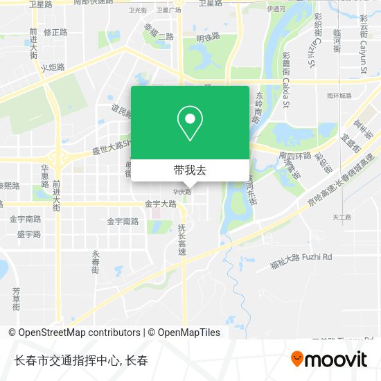 长春市交通指挥中心地图
