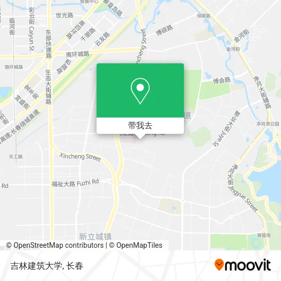 吉林建筑大学地图