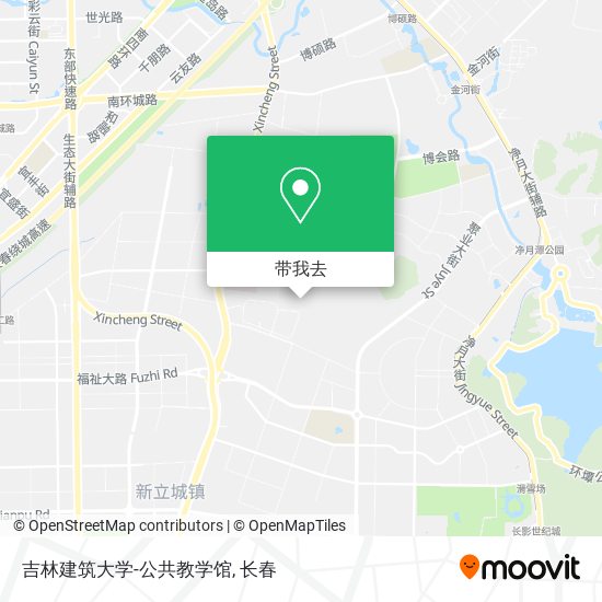 吉林建筑大学-公共教学馆地图