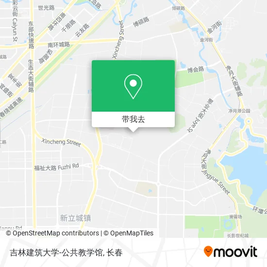 吉林建筑大学-公共教学馆地图