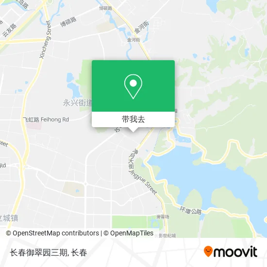 长春御翠园三期地图