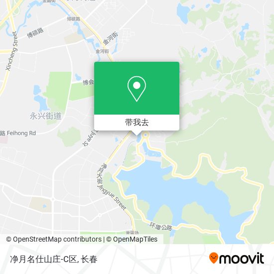 净月名仕山庄-C区地图