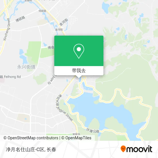 净月名仕山庄-C区地图