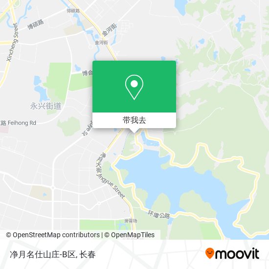 净月名仕山庄-B区地图