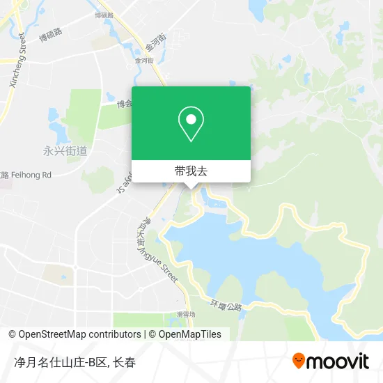 净月名仕山庄-B区地图