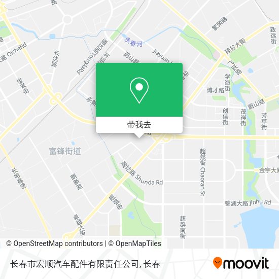 长春市宏顺汽车配件有限责任公司地图