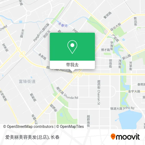 爱美丽美容美发(总店)地图