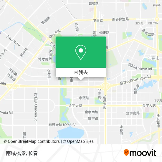 南域枫景地图