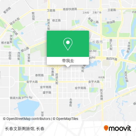 长春文新阁旅馆地图