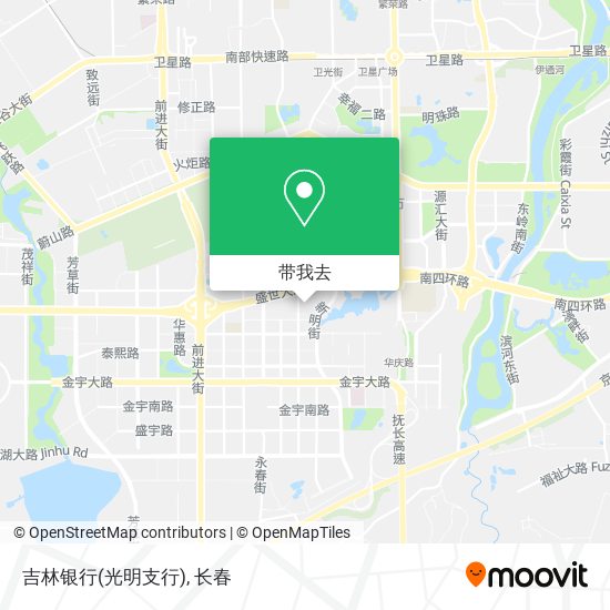 吉林银行(光明支行)地图