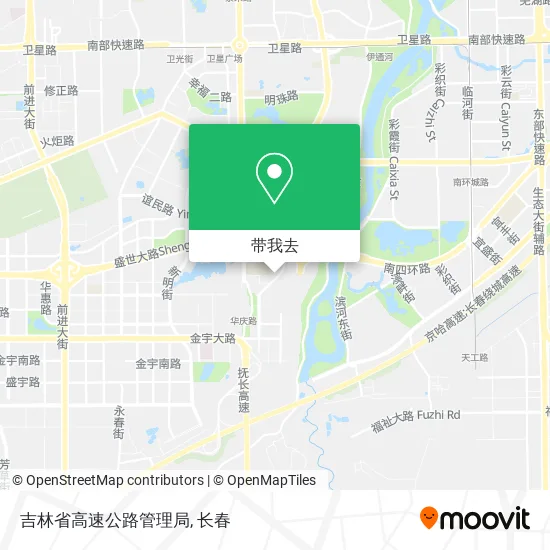 吉林省高速公路管理局地图