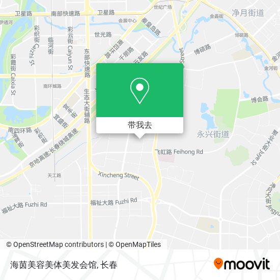 海茵美容美体美发会馆地图