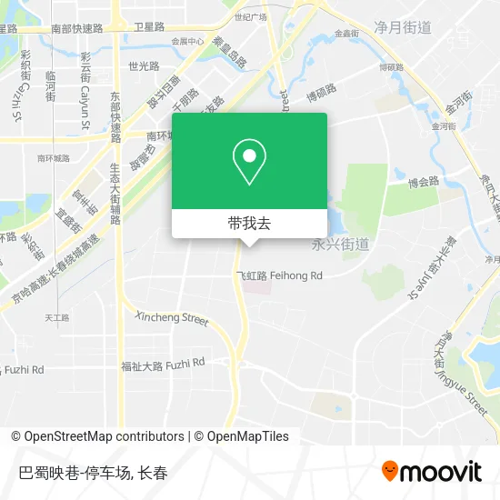 巴蜀映巷-停车场地图